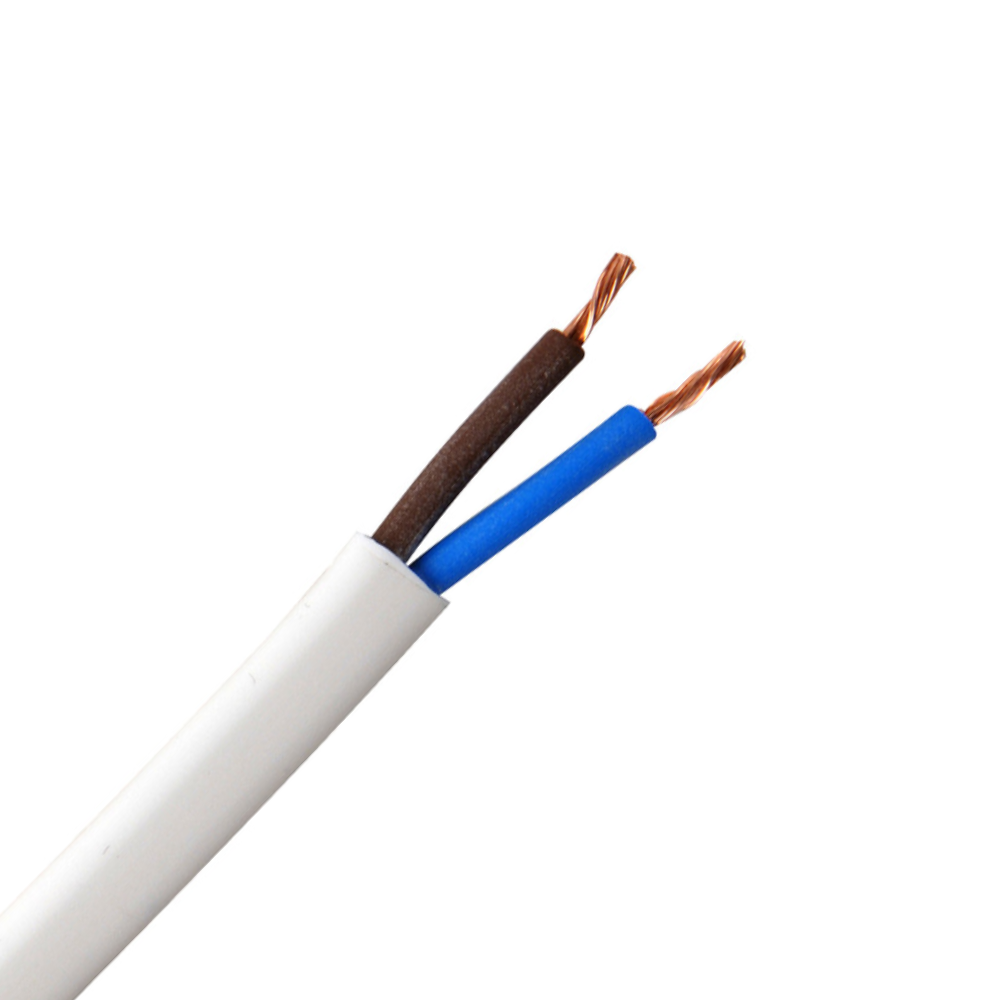 2 Core PVC Flex White Cable Elevator Equipment